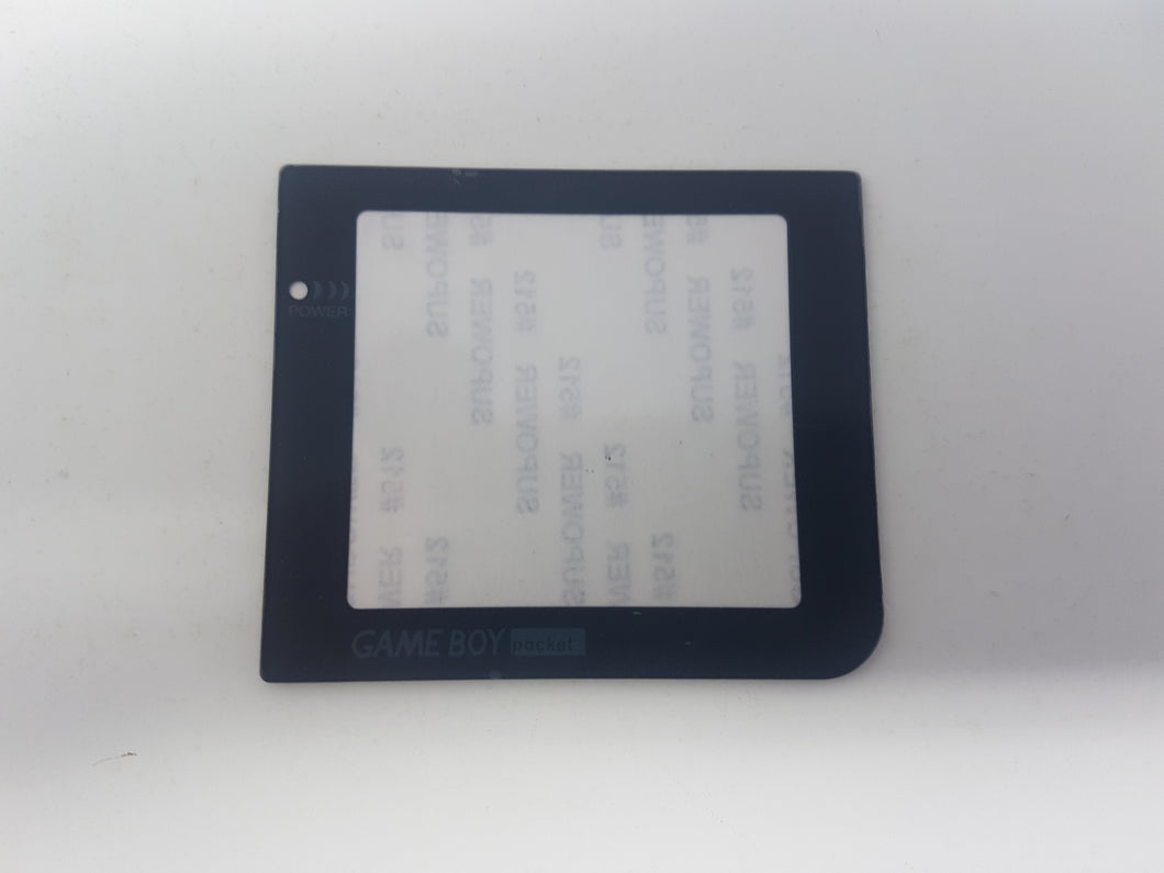 Façade de protection d'écran en plastique de remplacement pour Gameboy Pocket