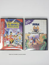 Load image into Gallery viewer, SEGA GENESIS MASTER SYSTEM SMS GAME CLEAR BOX PROTECTOR PLASTIC CASE
