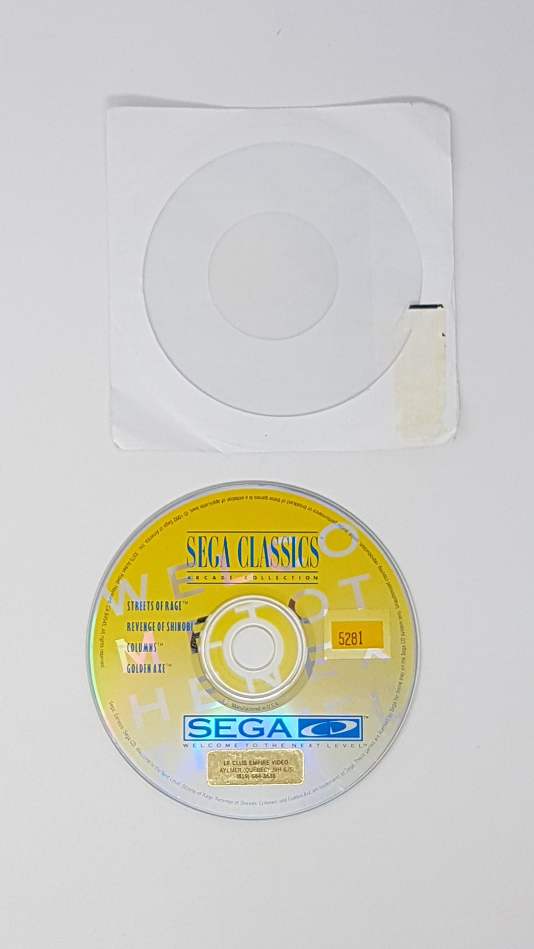 Sega Classics Arcade Collection - Sega CD
