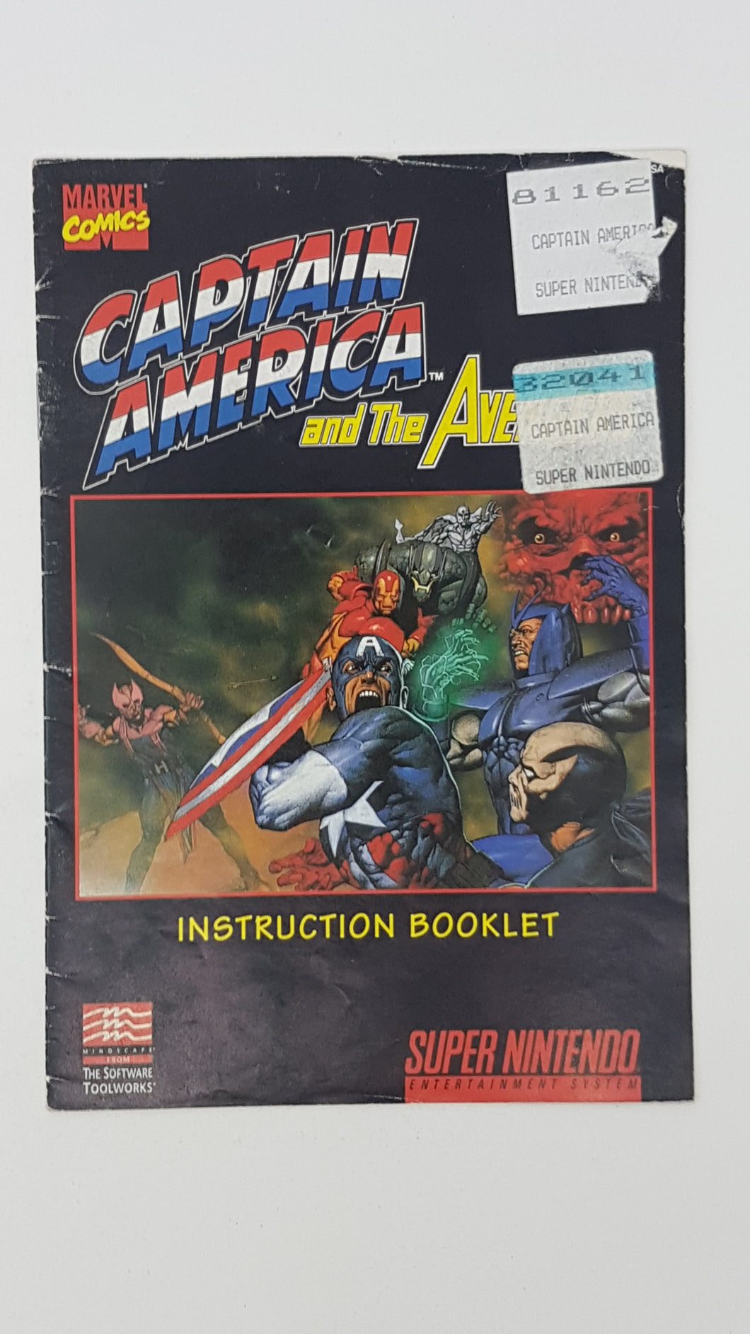 Captain America and the Avengers [manual] -Super Nintendo | SNES