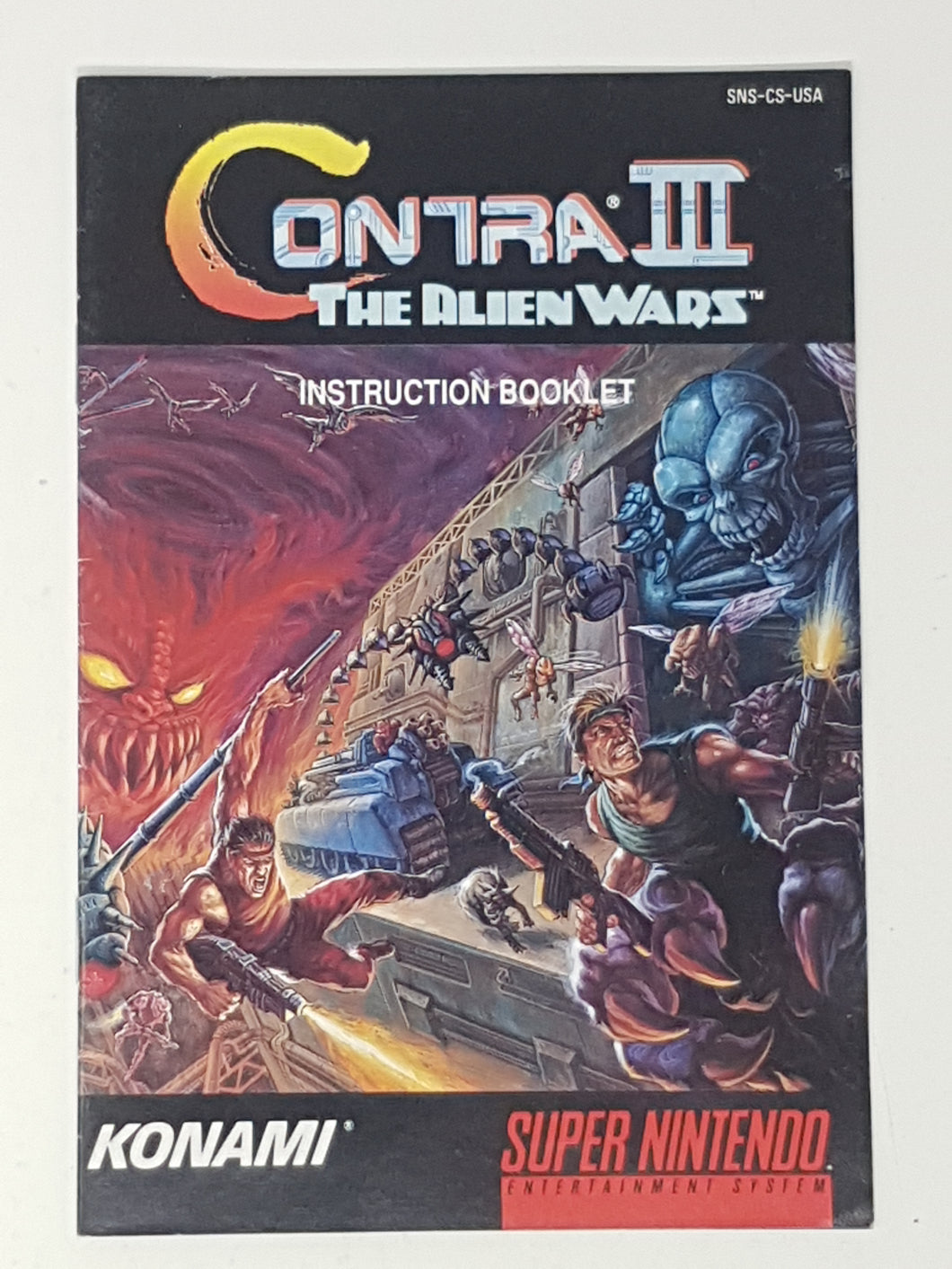 Contra III The Alien Wars [manual] - Super Nintendo | SNES