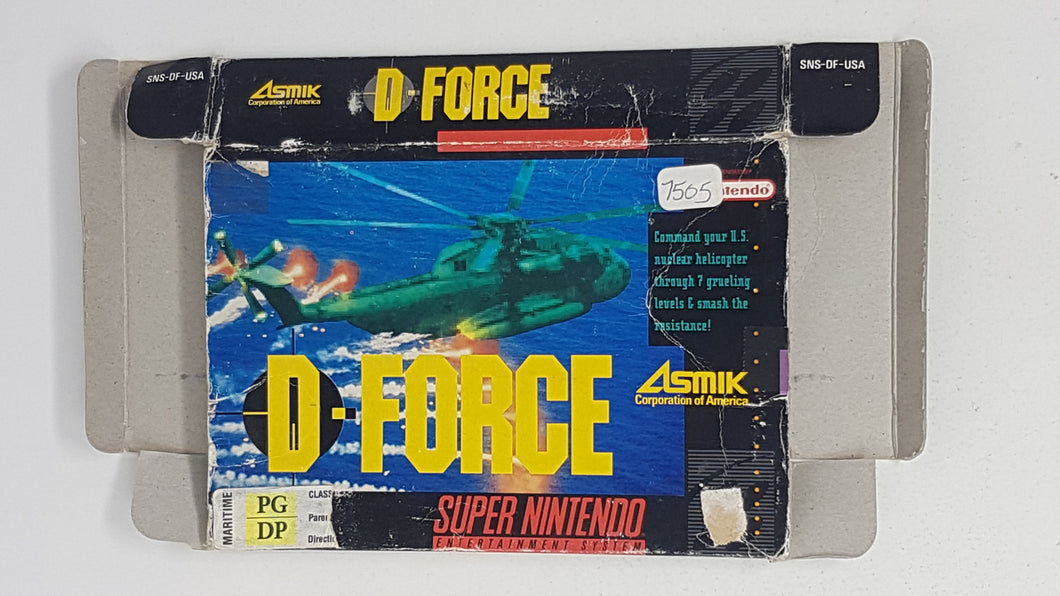 D-Force [box] - Super Nintendo | SNES