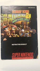 Donkey Kong Country 2 [manual] - Super Nintendo | SNES