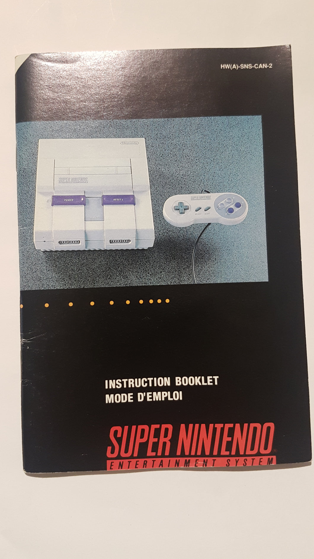 Instruction Booklet Bilingual - Super Nintendo | SNES