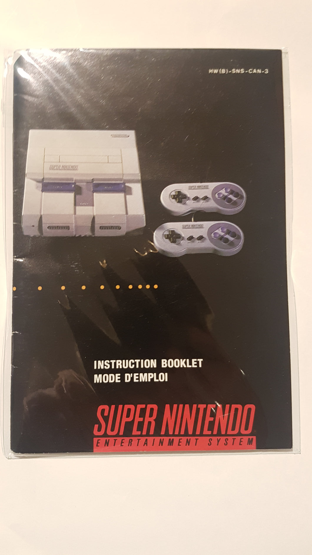 Livret d'instructions bilingue - Super Nintendo | SNES