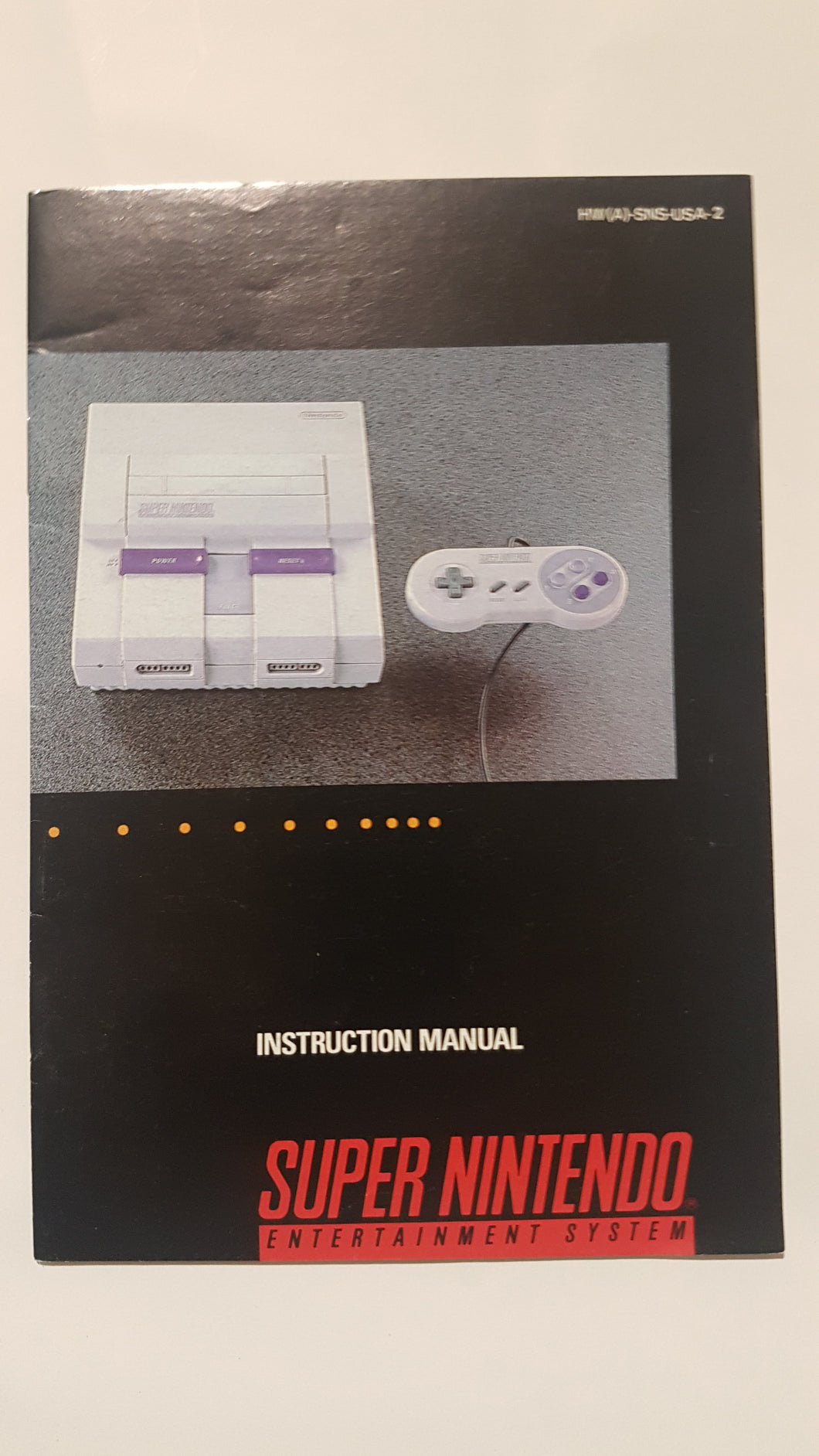 Livret d'instructions - Super Nintendo | SNES