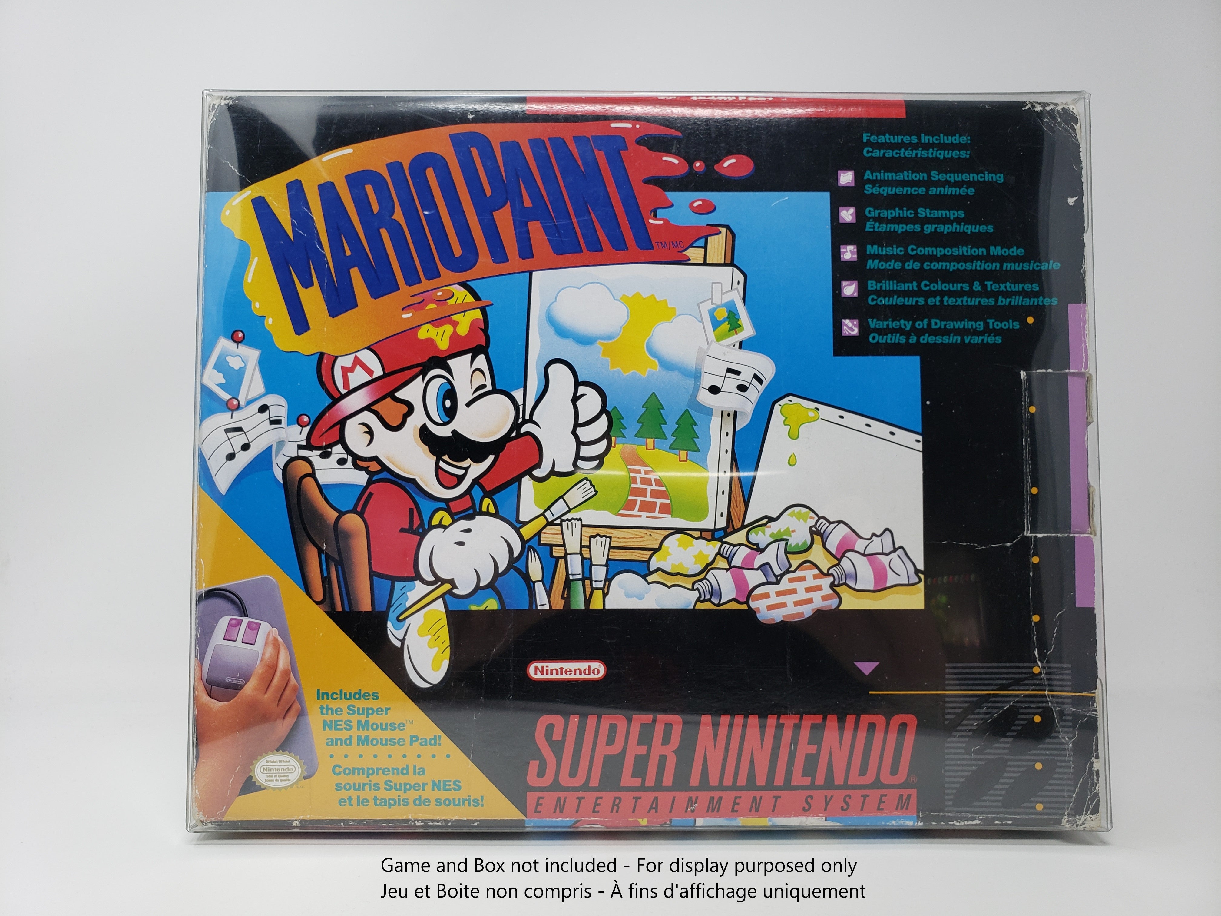 Mario paint shop snes