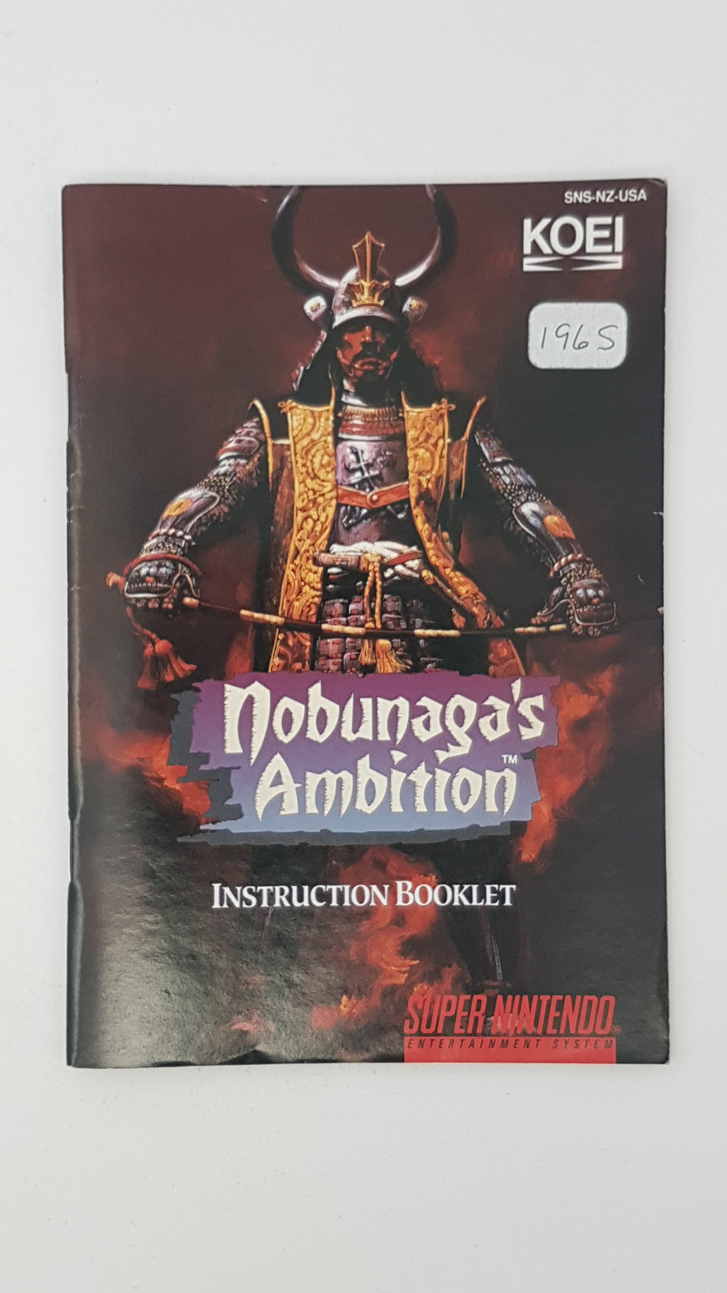 Nobunaga's Ambition [manual] - Super Nintendo | SNES