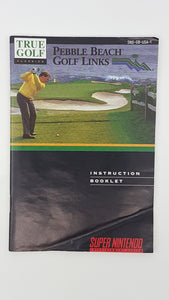 Pebble Beach Golf Links [manual] - Super Nintendo | SNES