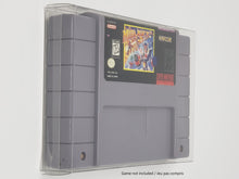 Load image into Gallery viewer, SUPER NINTENDO SNES CARTDRIGE GAME CLEAR BOX PROTECTOR SLEEVE CASE
