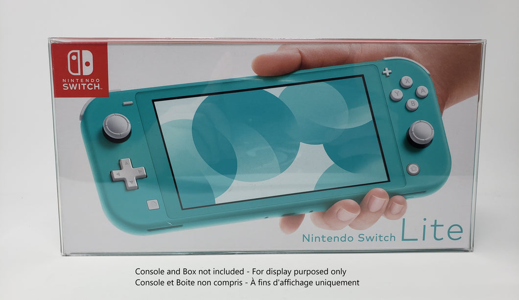 BOX PROTECTOR FOR SWITCH LITE SYSTEM CLEAR PLASTIC CASE