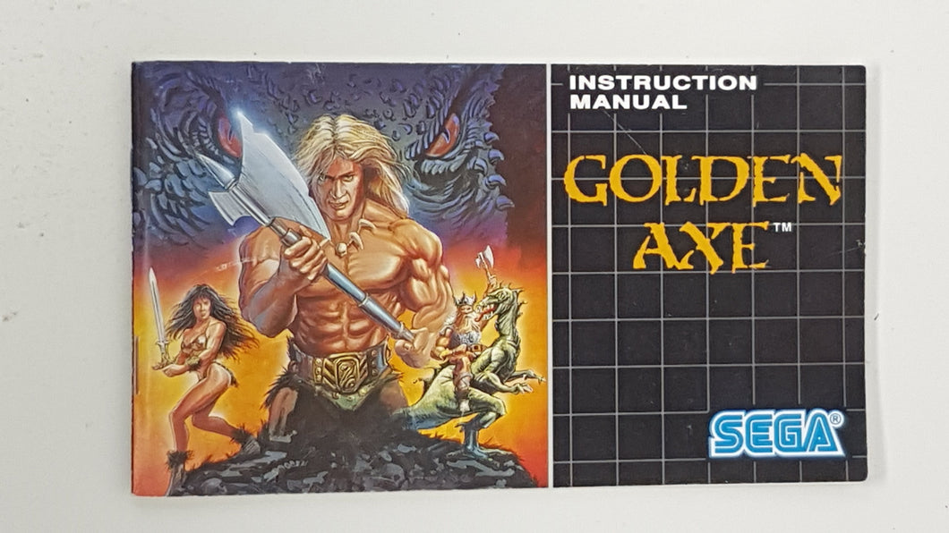 Golden Axe [manuel] - Sega Genesis