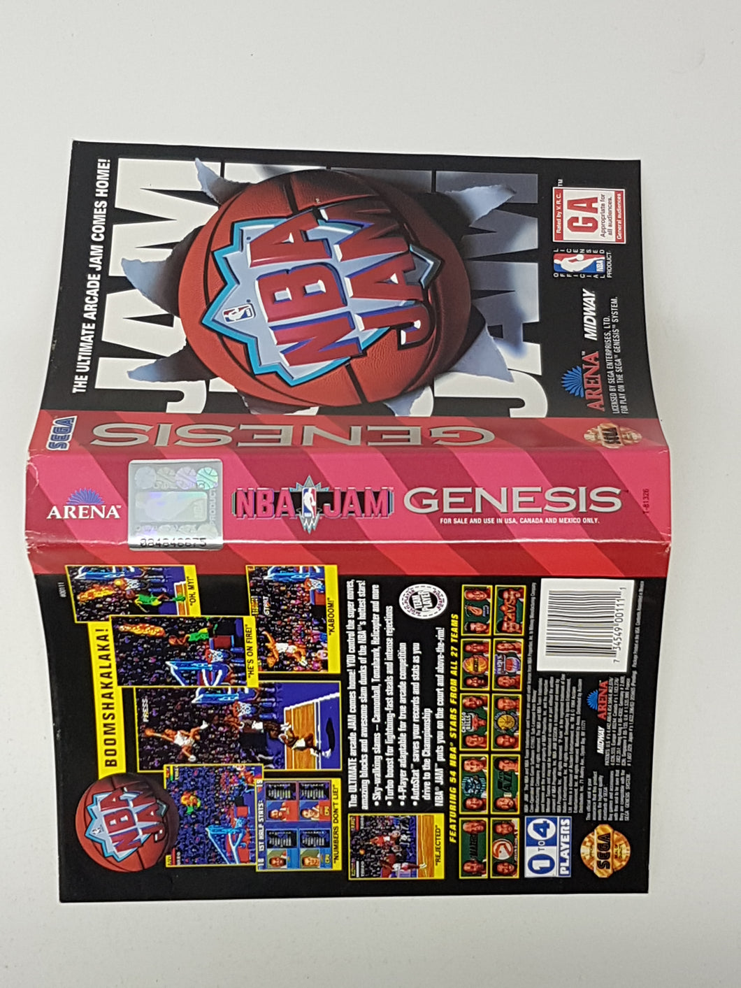 NBA Jam [Cover art] - Sega Genesis