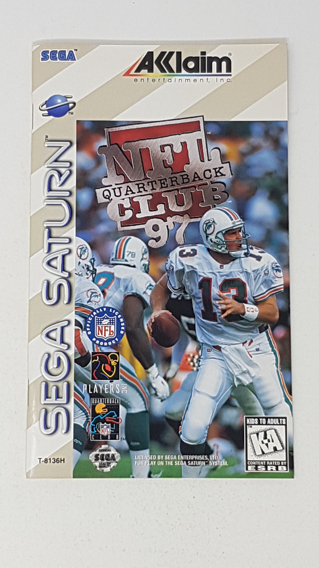 NFL Quarterback Club 97 [manual] - Sega Saturn