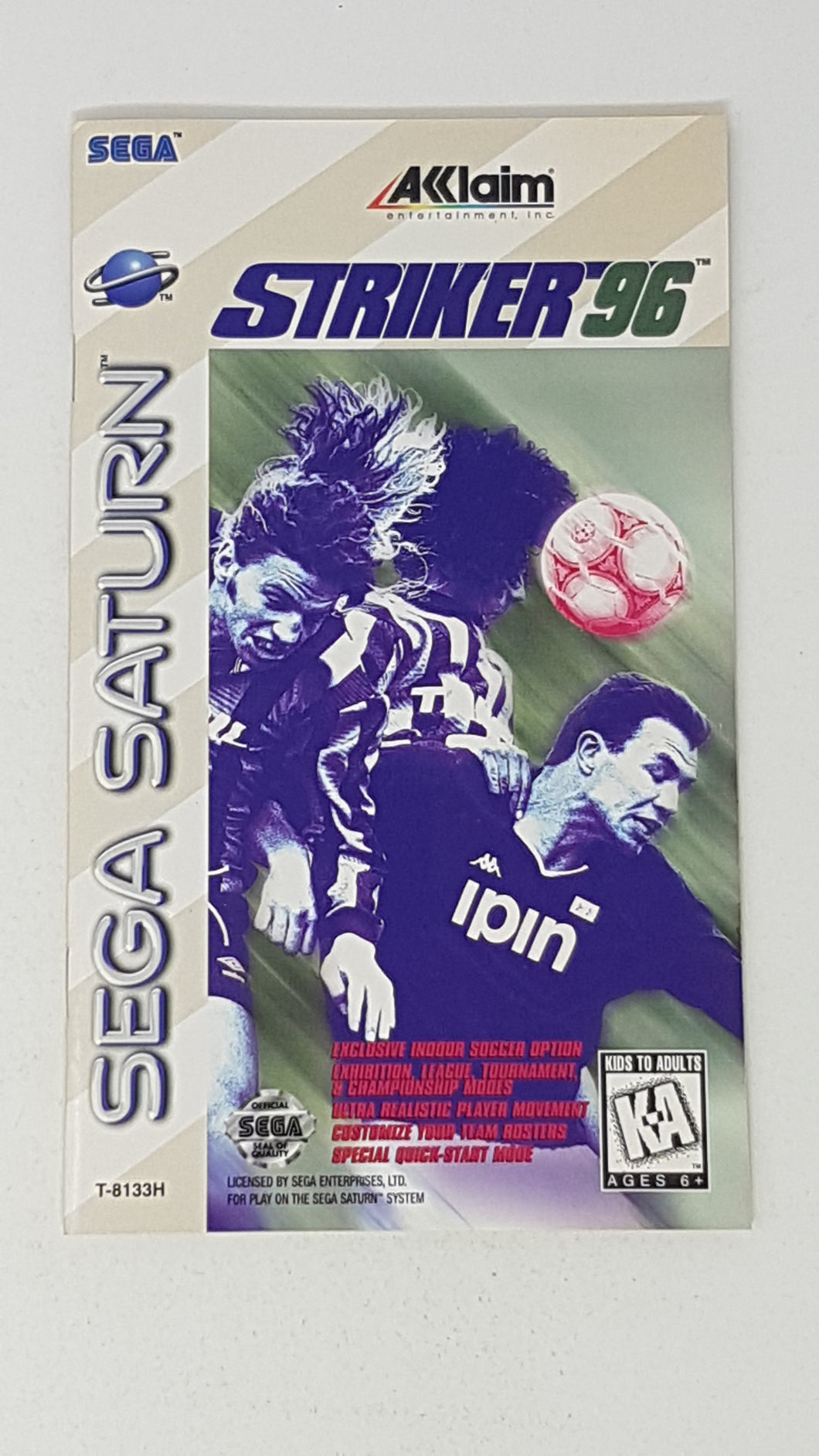 Striker 96 [manual] - SegaSaturn