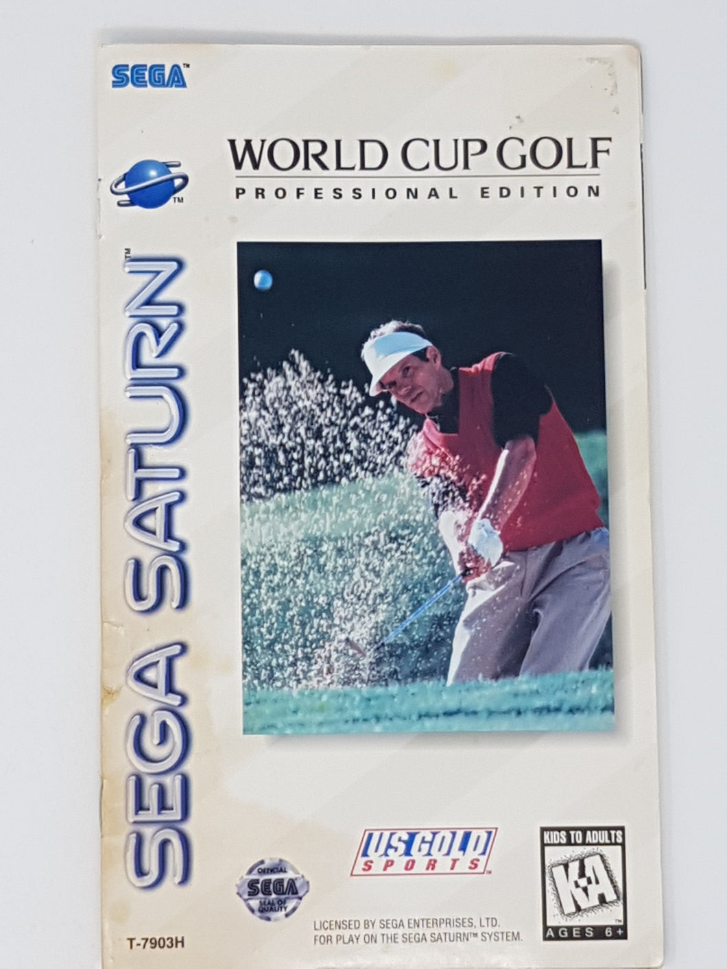 World Cup Golf Professional Edition [manual] - SegaSaturn