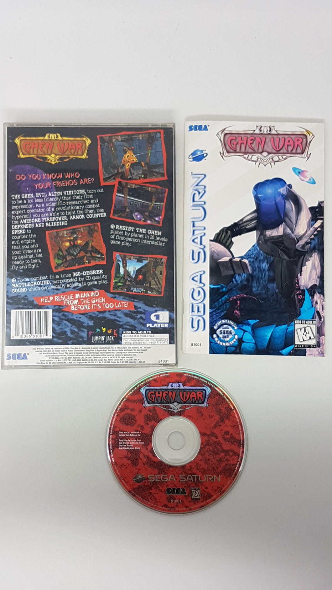 Ghen War - Sega Saturn