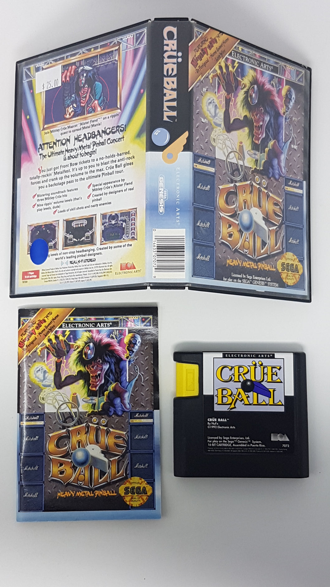 Crue Ball - Sega Genesis