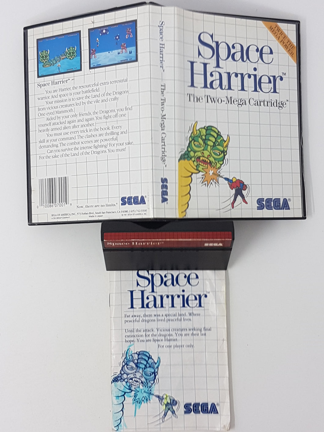 Space Harrier [cib] - Sega Master System | SMS