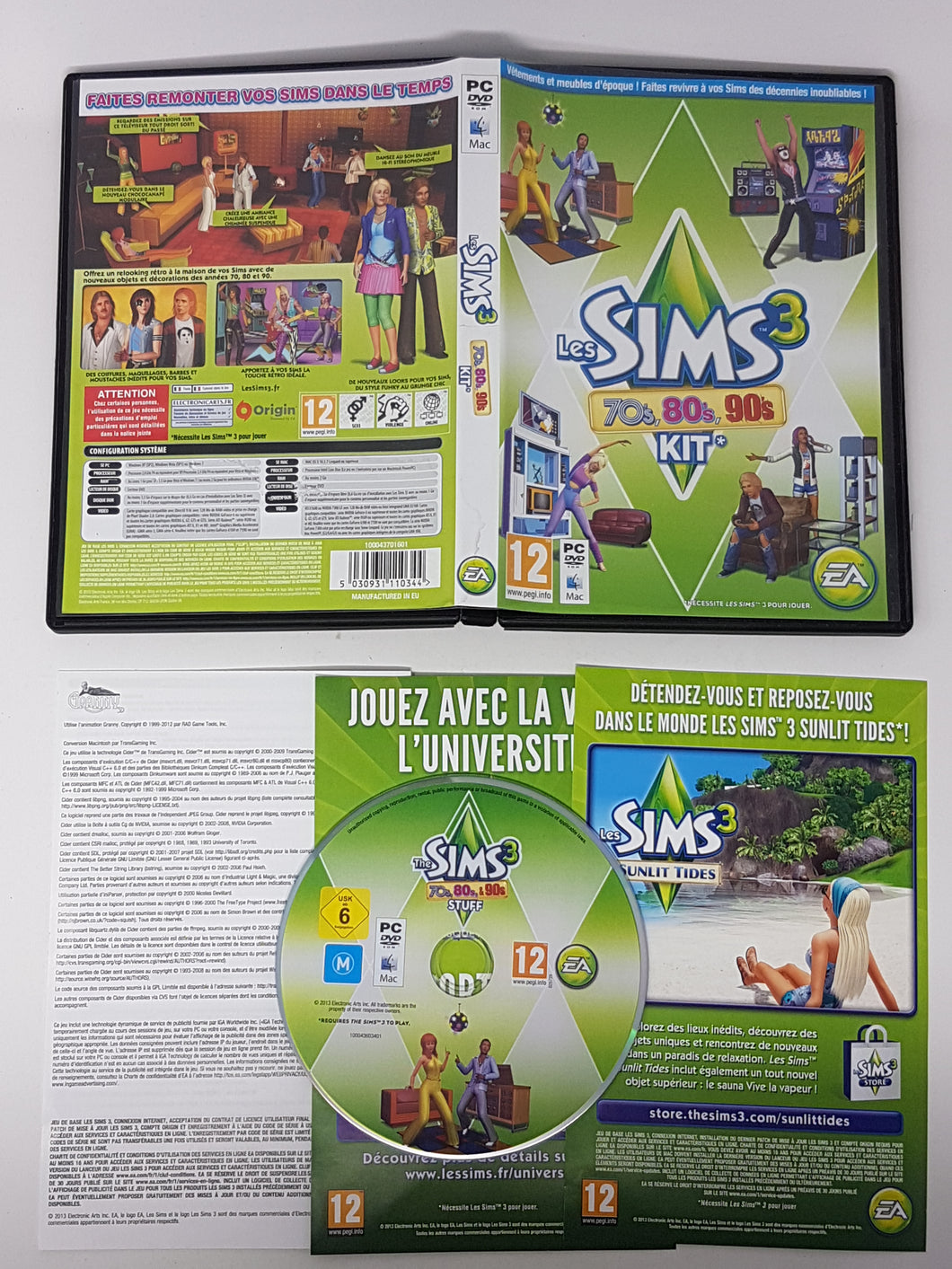 Sims 3 70s, 80s, & 90s Stuff - PC Game