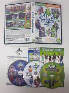 Sims 3 Starter Pack Inc Sims 3, Sims 3 Late Night & Sims 3 High-End Loft Stuff  - Jeu PC