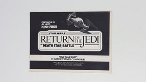 Star Wars Return of the Jedi Death Star Battle [manual] - Atari 2600