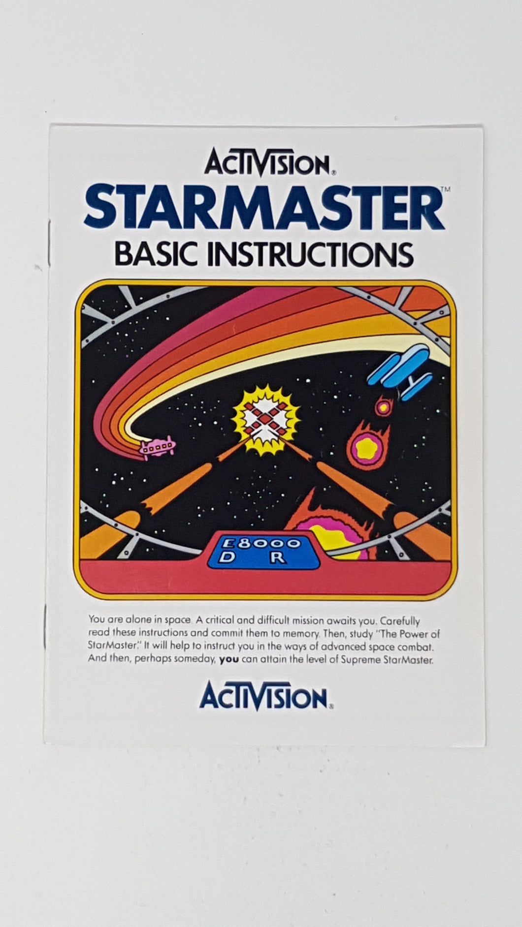 Starmaster [manual] - Atari 2600