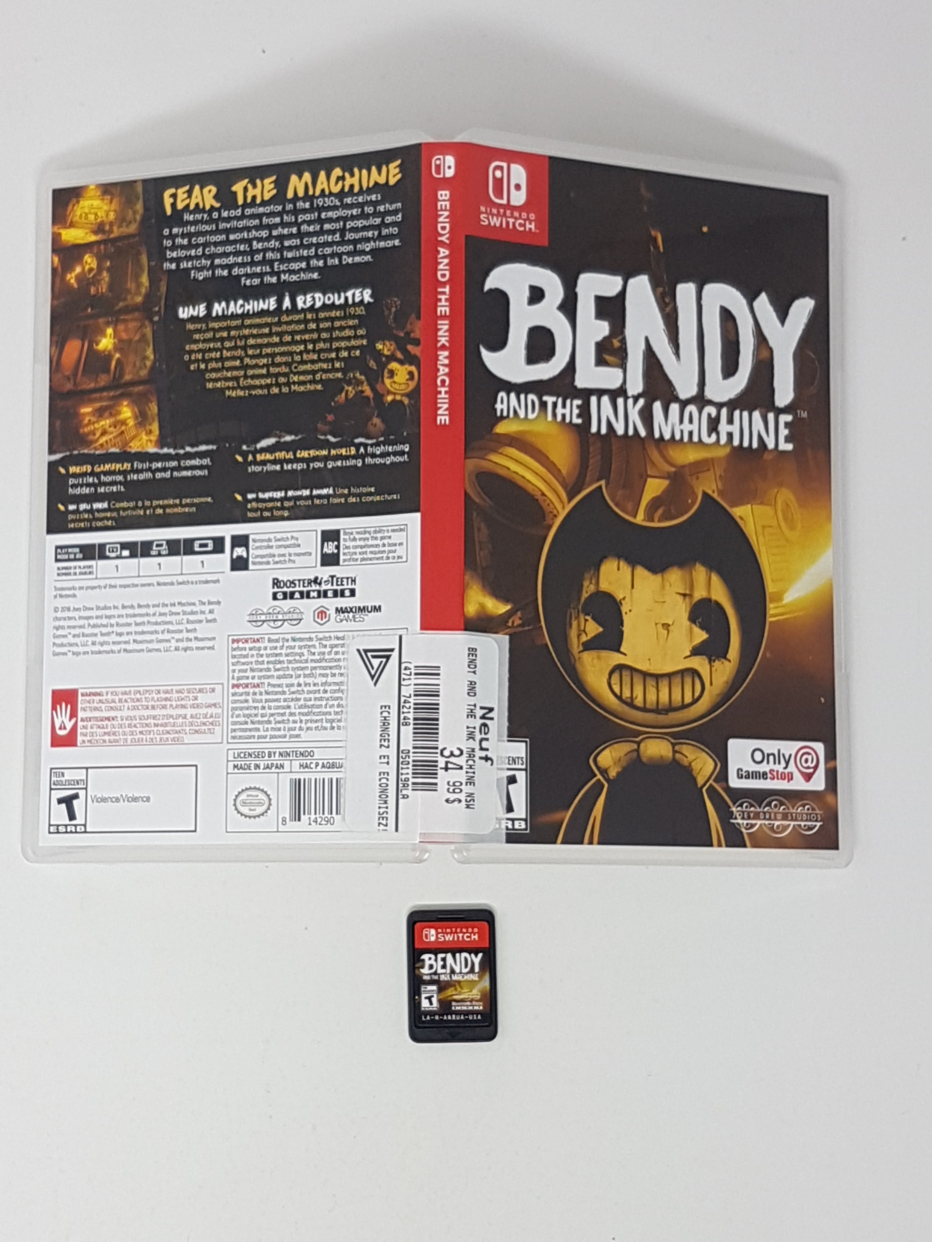 Nintendo Switch BENDY AND THE INK MACHINE Switch Bendy and the Ink Machine SWITCH: xbox one: Video Games