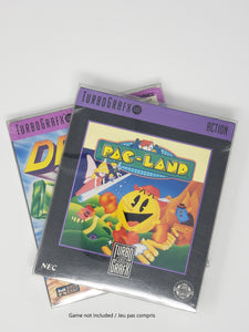 TURBOGRAFX-16 CIB GAME CLEAR BOX PROTECTOR PLASTIC SLEEVE