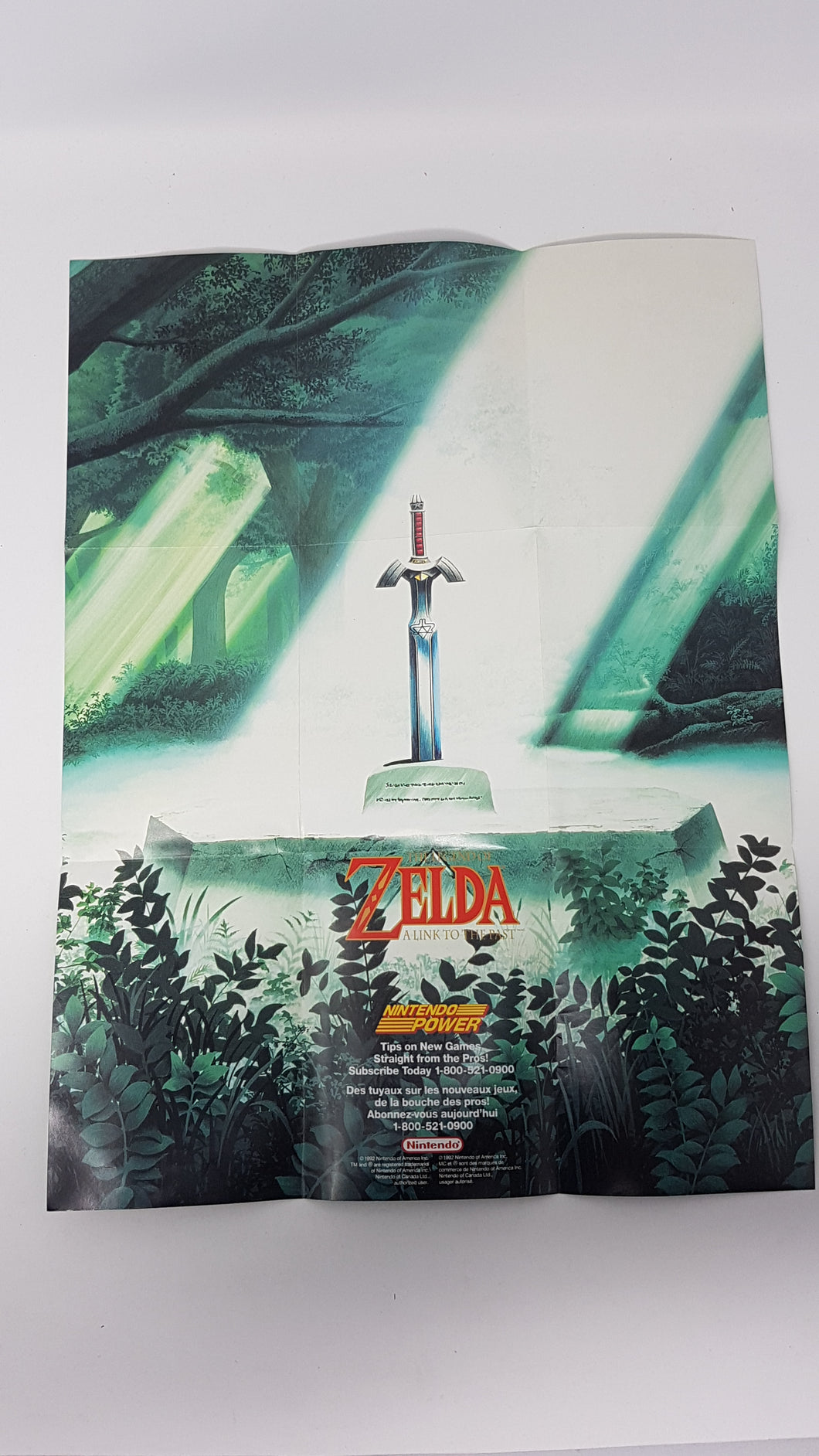 The Legend of Zelda A Link to the Past Foldable [Affiche] - Nintendo SNES