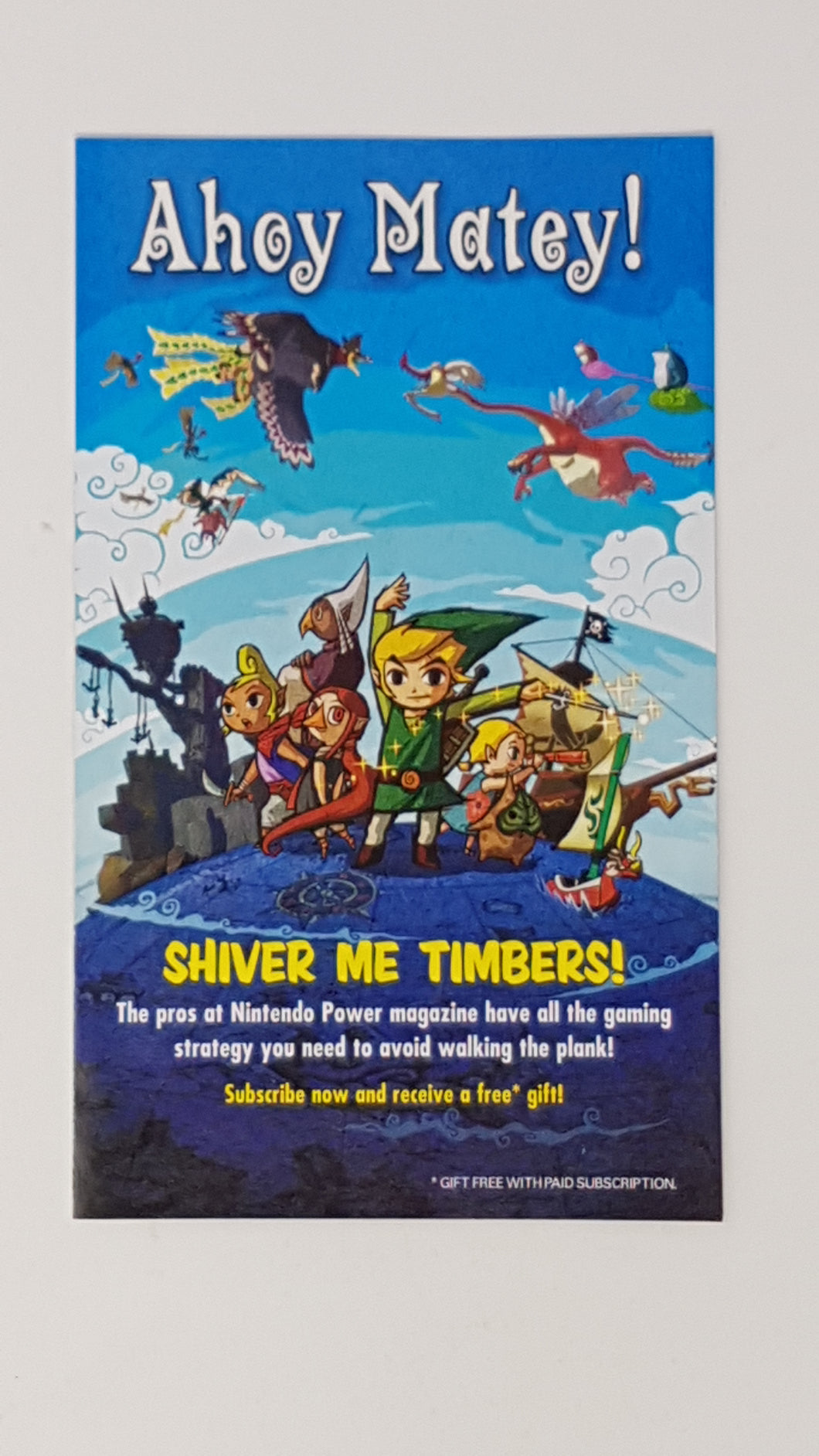 The Legend of Zelda Wind Waker Nintendo Power Insert - Nintendo GameCube
