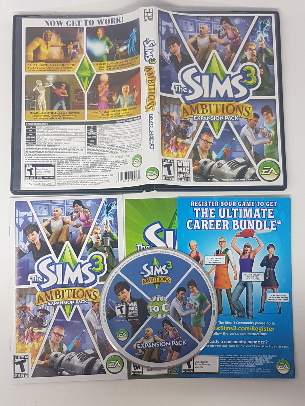 Pack d'extension The Sims 3 Ambitions - Jeu PC