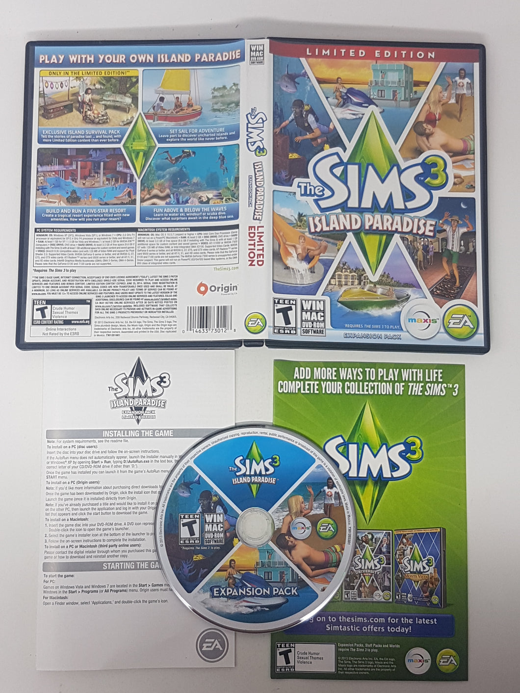 The Sims 3 Island Paradise Édition Limitée - Jeu PC