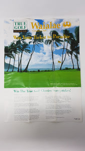 True Golf WAIALAE Country Club [Poster] -  Super Nintendo | SNES