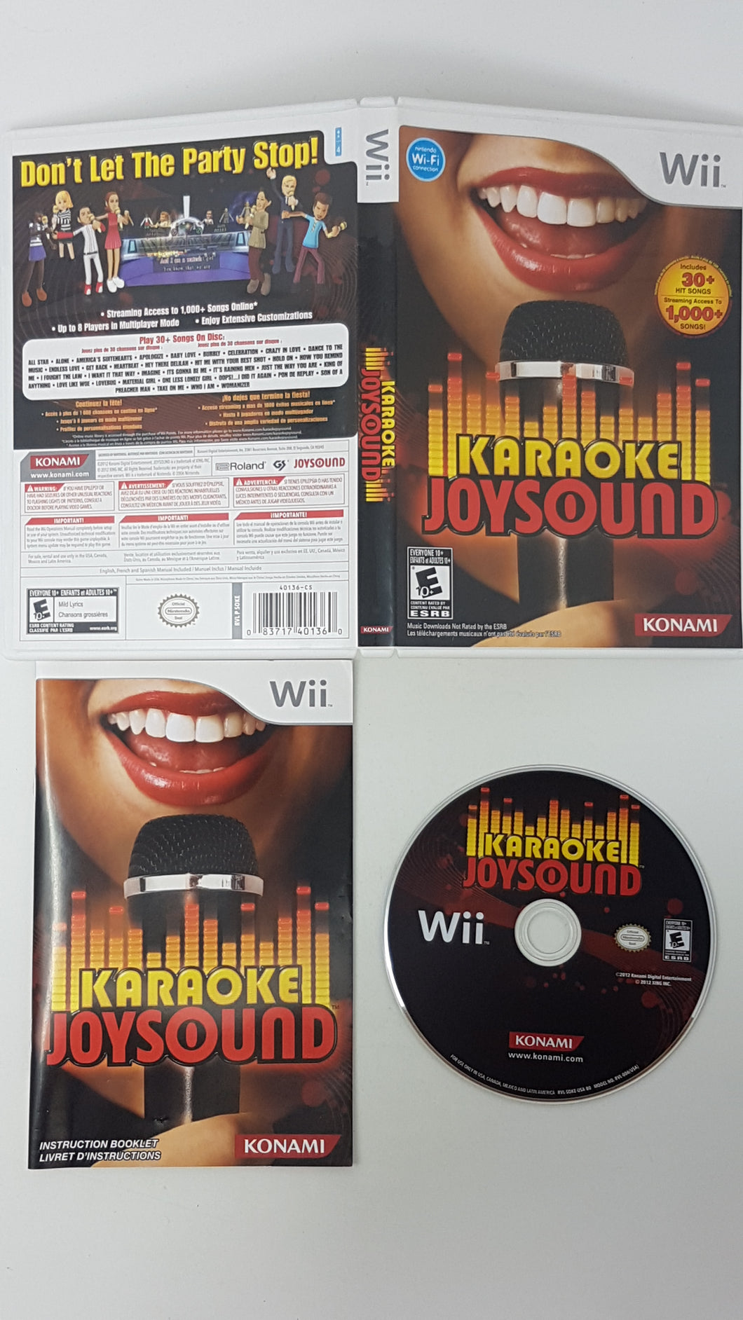 Karaoke Joysound - Nintendo Wii