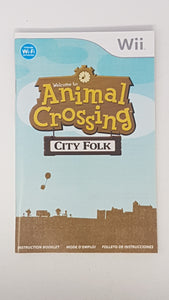 Animal Crossing City Folk [manual] Trilingual - Nintendo Wii