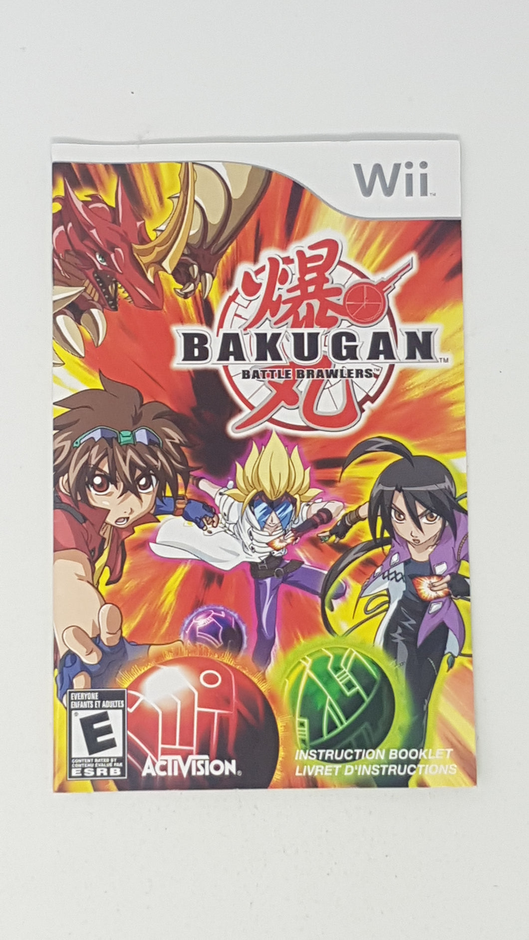 Bakugan Battle Brawlers [manuel] - Nintendo Wii