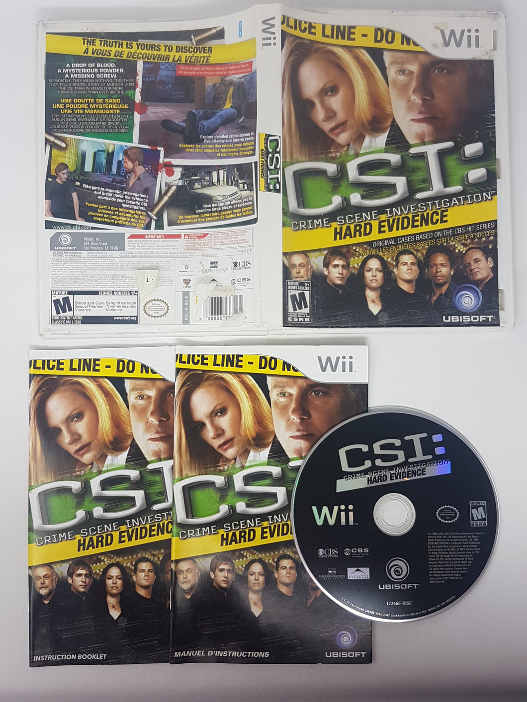 CSI Hard Evidence - Nintendo Wii