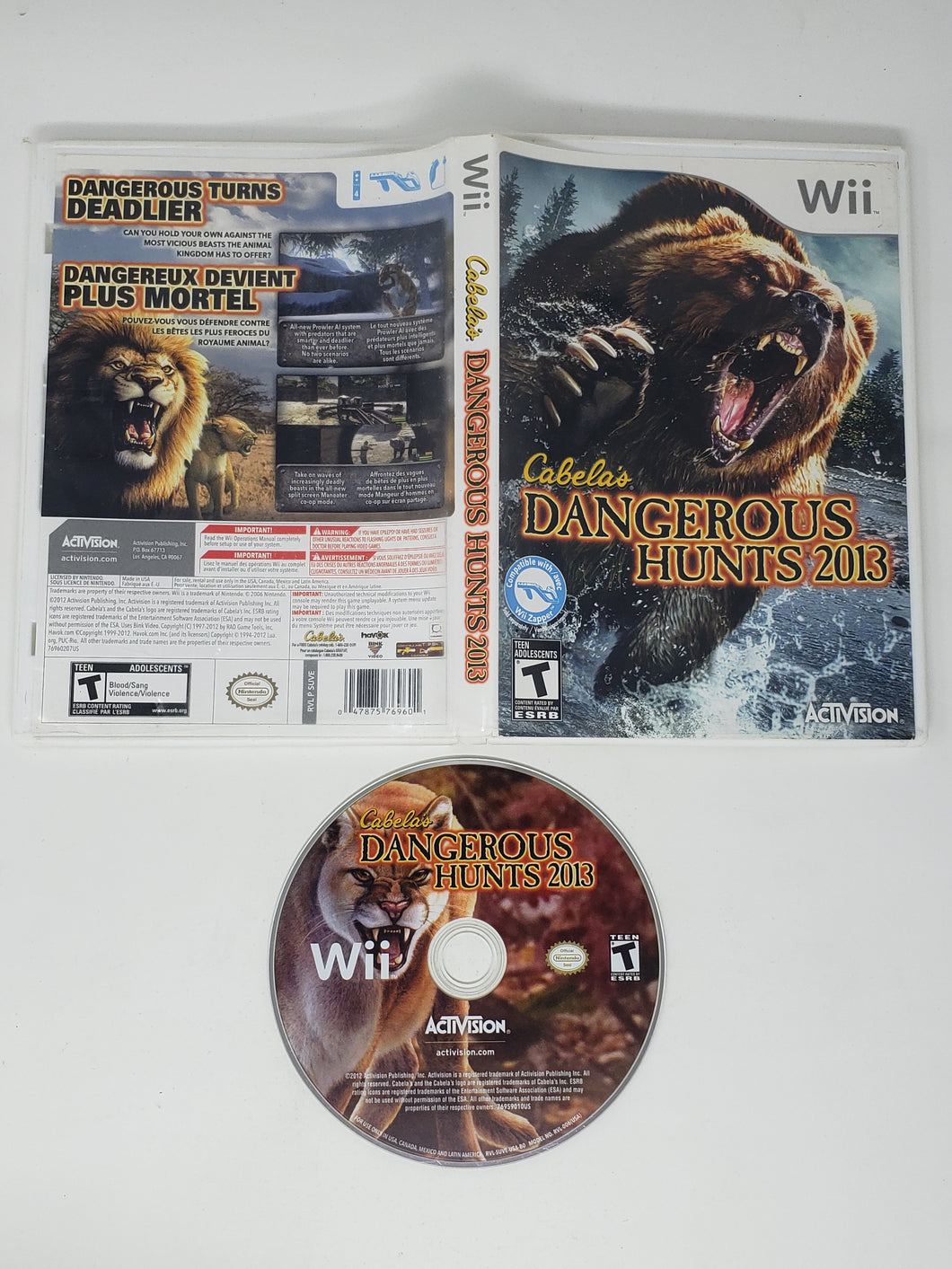 Cabela's Dangerous Hunts 2013 - Nintendo Wii