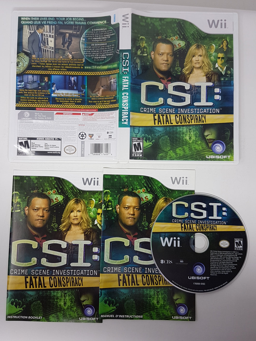 CSI - Fatal Conspiracy - Nintendo Wii