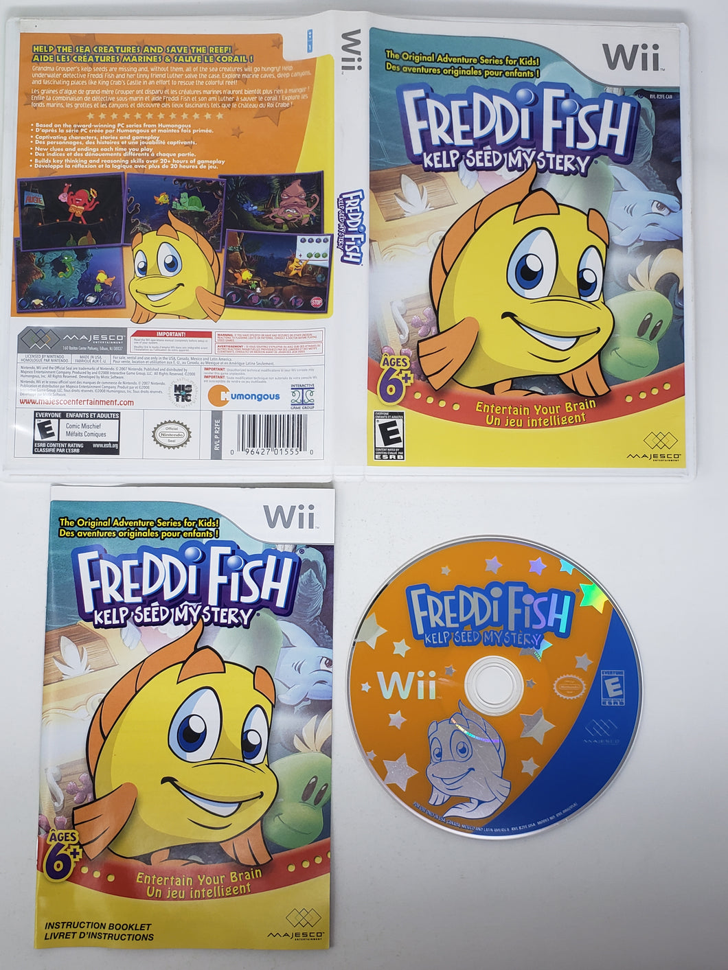 Freddi Fish Kelp Seed Mystery - Nintendo Wii