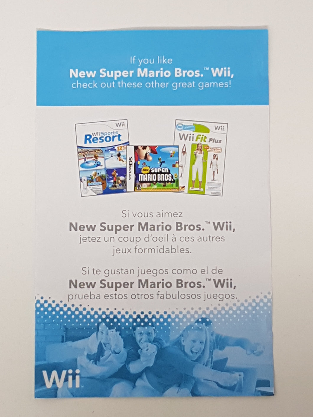 New Super Mario Bros. Wii, Wii, Juegos