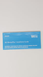 Wii Motion Plus Installation Guide [Insertion] - Nintendo Wii