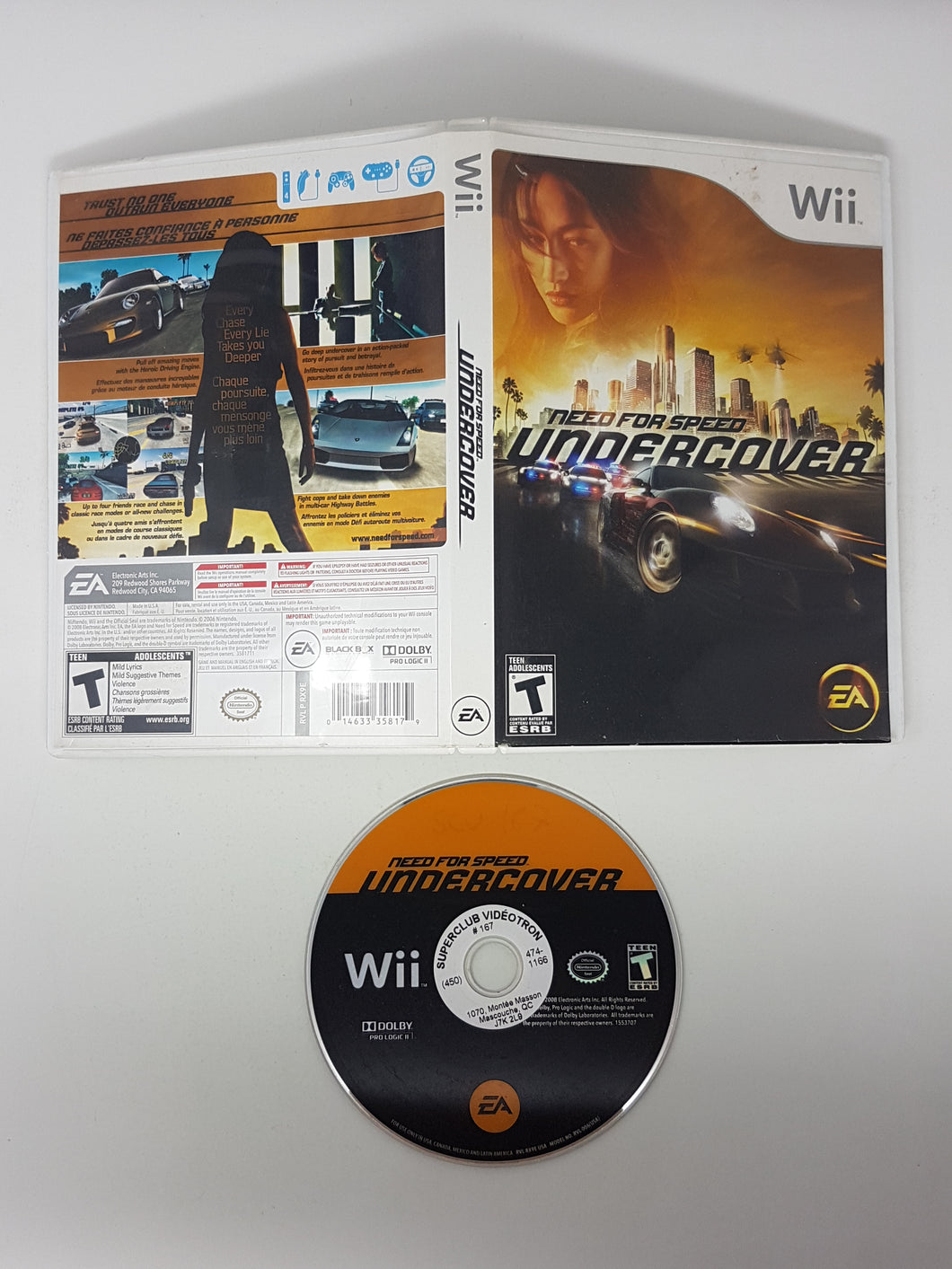 Need for Speed Undercover - Nintendo Wii