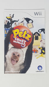 Petz Crazy Monkeyz [manuel] - Nintendo Wii