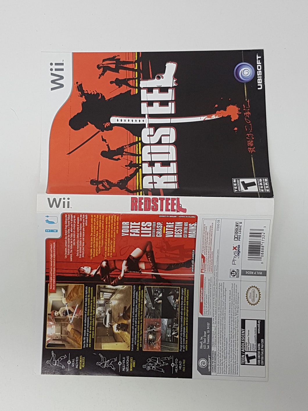 Red Steel [Couverture] - Nintendo Wii