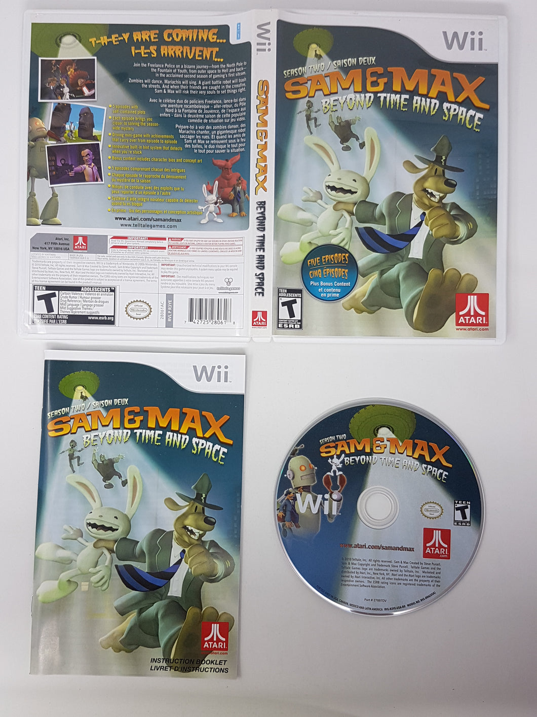 Sam & Max Season Two - Beyond Time and Space - Nintendo Wii