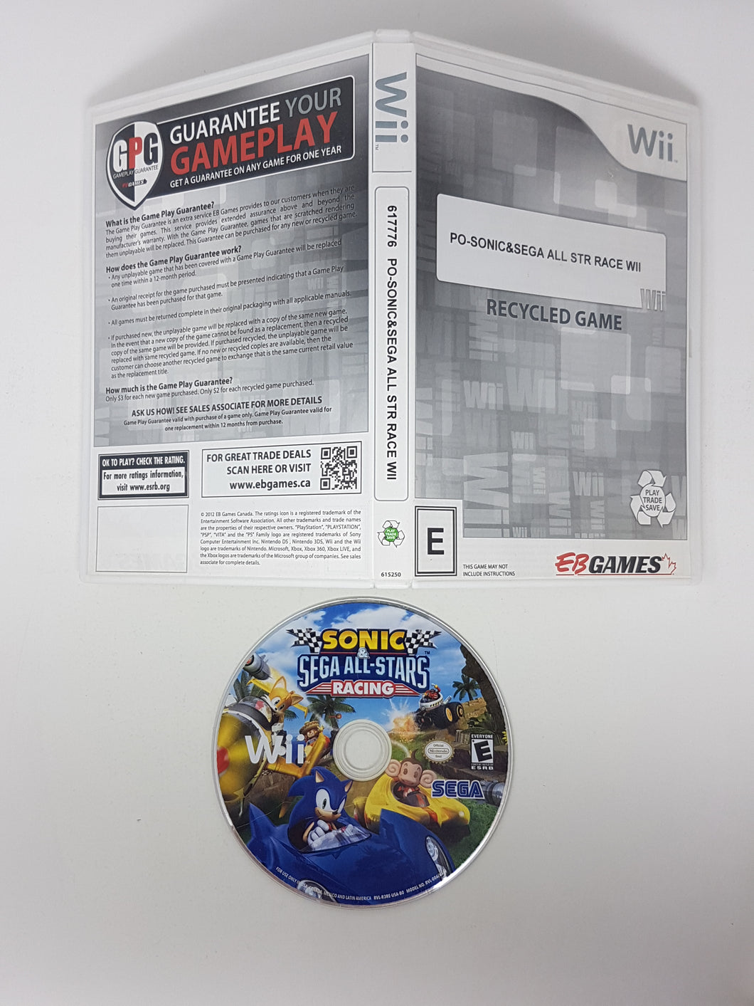 Sonic & SEGA All-Stars Racing - Nintendo Wii