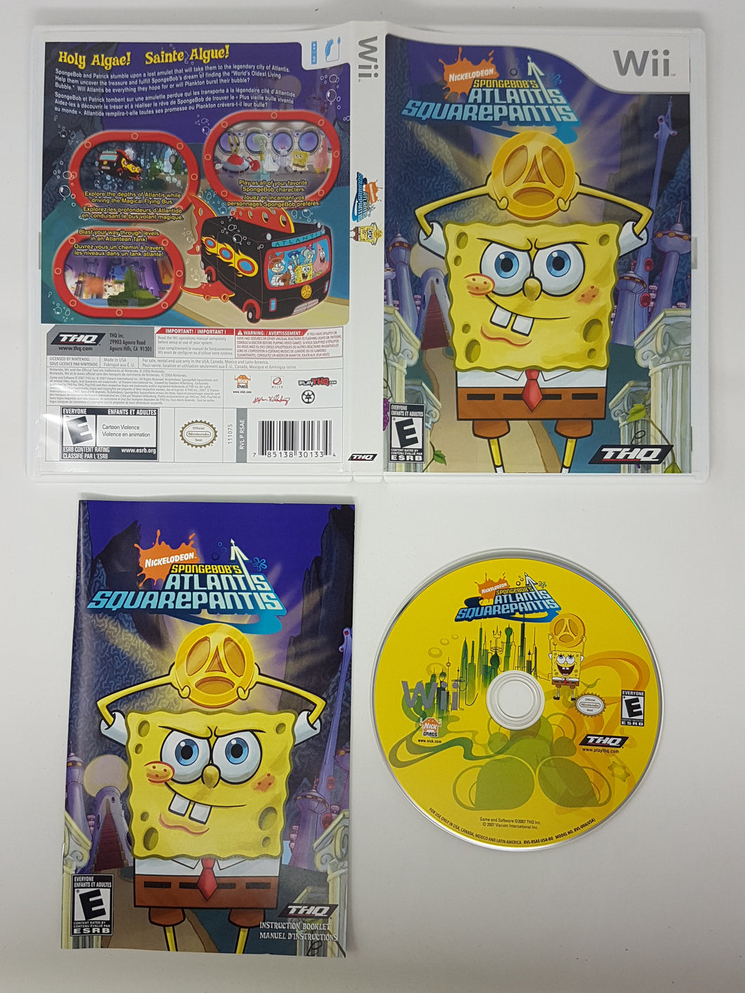 SpongeBob SquarePants Atlantis SquarePantis - Nintendo Wii