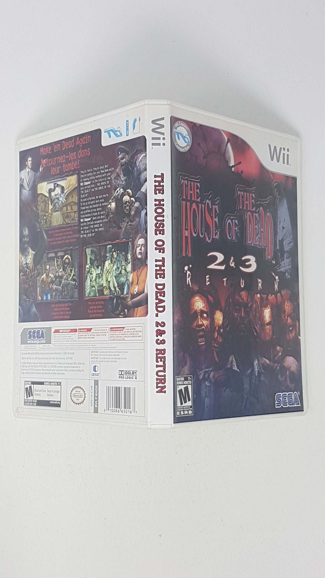 The House of the Dead 2 & 3 Return [boîte] - Nintendo Wii